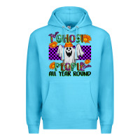 Ocean Blue I Ghost People All Year Round Premium Hoodie - texasbilliewilder