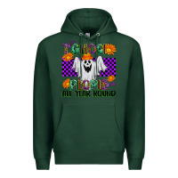 Sports Green I Ghost People All Year Round Premium Hoodie - texasbilliewilder