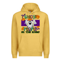 Antique Gold I Ghost People All Year Round Premium Hoodie - texasbilliewilder