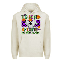 Oatmeal Heather I Ghost People All Year Round Premium Hoodie - texasbilliewilder