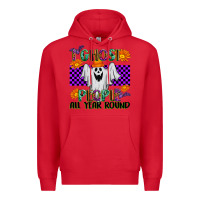 Red I Ghost People All Year Round Premium Hoodie - texasbilliewilder