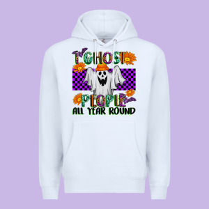 I Ghost People All Year Round Premium Hoodie Designed By Texasbilliewilder