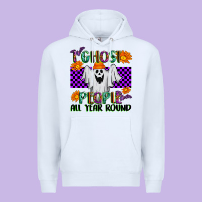 I Ghost People All Year Round Premium Hoodie Designed By Texasbilliewilder