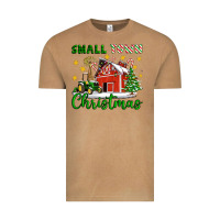 Vintage Camel Small Town Christmas Vintage Tee - Artiststas