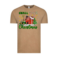 Vintage Coffee Small Town Christmas Vintage Tee - Artiststas