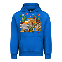 Cobalt Mexican Gnome Truck Urban Hoodie - texasbilliewilder