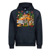 Navy Mexican Gnome Truck Urban Hoodie - texasbilliewilder