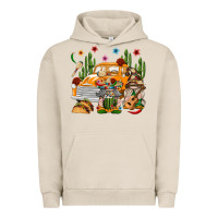 Pigment French Oak Mexican Gnome Truck Urban Hoodie - texasbilliewilder