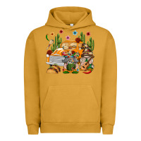 Pigment Peanut Butter Mexican Gnome Truck Urban Hoodie - texasbilliewilder