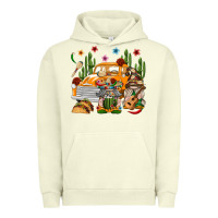 Pigment Pistachio Mexican Gnome Truck Urban Hoodie - texasbilliewilder