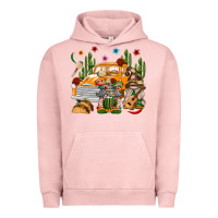 Pigment Salmon Mexican Gnome Truck Urban Hoodie - texasbilliewilder