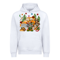 White Mexican Gnome Truck Urban Hoodie - texasbilliewilder