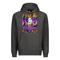 Charcoal Heather I Put The Boo In Boujee Premium Hoodie - texasbilliewilder