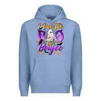 Colony Blue I Put The Boo In Boujee Premium Hoodie - texasbilliewilder