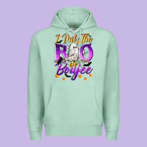 I Put The Boo In Boujee Premium Hoodie Designed By Texasbilliewilder