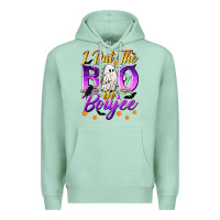 Seafoam I Put The Boo In Boujee Premium Hoodie - texasbilliewilder