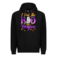 Black I Put The Boo In Boujee Premium Hoodie - texasbilliewilder