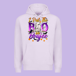 I Put The Boo In Boujee Premium Hoodie Designed By Texasbilliewilder