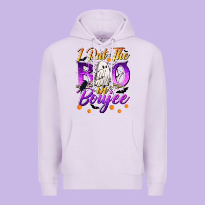 I Put The Boo In Boujee Premium Hoodie Designed By Texasbilliewilder
