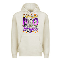 Oatmeal Heather I Put The Boo In Boujee Premium Hoodie - texasbilliewilder