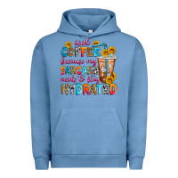 Pigment Pebble Blue iced coffee because my sarcasm needs to stay hydra Urban Hoodie - Zillion Design Studio