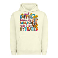 Pigment Pistachio iced coffee because my sarcasm needs to stay hydra Urban Hoodie - Zillion Design Studio