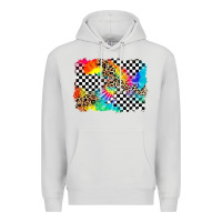 Dove Grey race leopard tie dye background Premium Hoodie - Zillion Design Studio