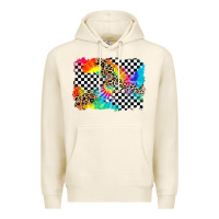 Tofu race leopard tie dye background Premium Hoodie - Zillion Design Studio