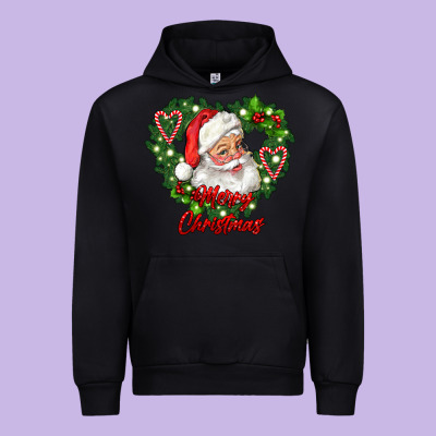 Merry Christmas Santa Urban Hoodie Designed By Ranaportraitstore