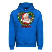 Cobalt merry christmas santa Urban Hoodie - RanaPortraitStore