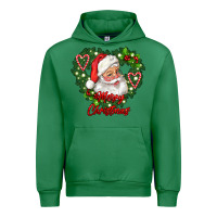 Emerald merry christmas santa Urban Hoodie - RanaPortraitStore