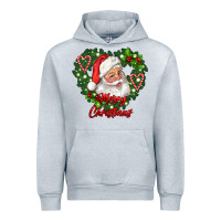 Heather Grey merry christmas santa Urban Hoodie - RanaPortraitStore
