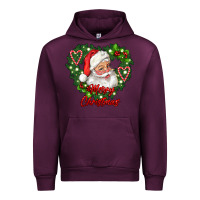 Mauve Wine merry christmas santa Urban Hoodie - RanaPortraitStore