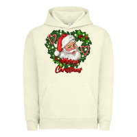 Pigment Pistachio merry christmas santa Urban Hoodie - RanaPortraitStore