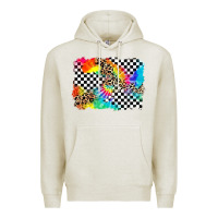 Oatmeal Heather race leopard tie dye background Premium Hoodie - Zillion Design Studio