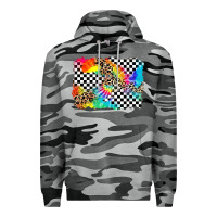 Slate Camo race leopard tie dye background Premium Hoodie - Zillion Design Studio