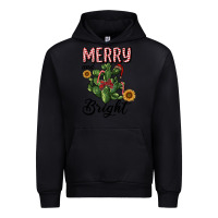 Black merry and bright with cactus Urban Hoodie - RanaPortraitStore