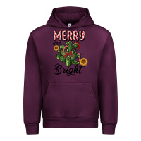 Mauve Wine merry and bright with cactus Urban Hoodie - RanaPortraitStore