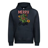 Navy merry and bright with cactus Urban Hoodie - RanaPortraitStore