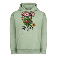 Pigment Oil Green merry and bright with cactus Urban Hoodie - RanaPortraitStore