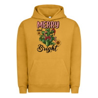 Pigment Peanut Butter merry and bright with cactus Urban Hoodie - RanaPortraitStore