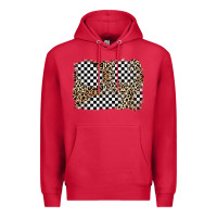 Cardinal race leopard background Premium Hoodie - Zillion Design Studio