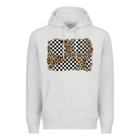 Dove Grey race leopard background Premium Hoodie - Zillion Design Studio