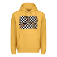 Mustard race leopard background Premium Hoodie - Zillion Design Studio
