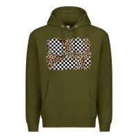 Army Green race leopard background Premium Hoodie - Zillion Design Studio