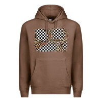 Chestnut race leopard background Premium Hoodie - Zillion Design Studio