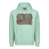Seafoam race leopard background Premium Hoodie - Zillion Design Studio
