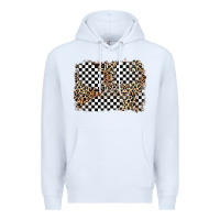White race leopard background Premium Hoodie - Zillion Design Studio