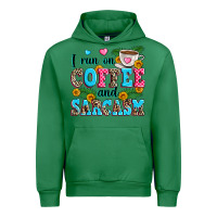 Emerald i run on coffee and sarcasm Urban Hoodie - Zillion Design Studio