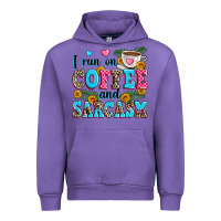 Tulip i run on coffee and sarcasm Urban Hoodie - Zillion Design Studio